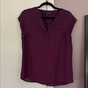 The Limited Deep Purple Blouse